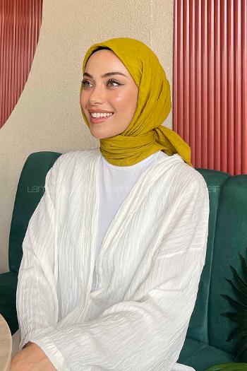 Lamelif Bambu Eşarp Yağ Yeşili