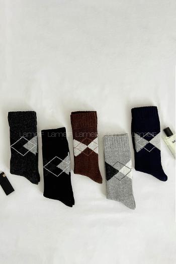 Lamelif 5li Hakiki Yün Çorap