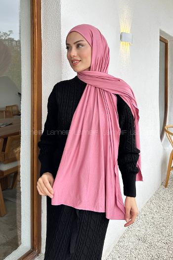 Lamelif Penye Şal Gül Kurusu