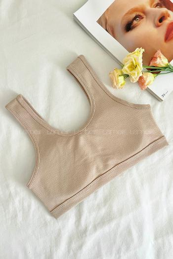 Lamelif Dantel Askılı Pedli Sporcu Sütyen