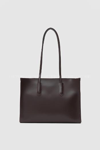 Lamelif Paella Acı Kahve Omuz Çantası 