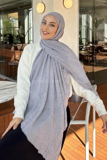 Lamelif Bambu Şal Gri