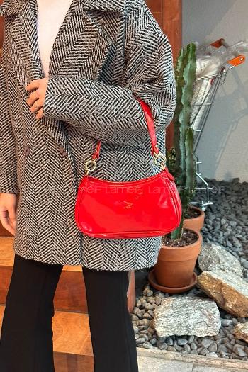 Lamelif Rugan Baget Kadın Çanta Kırmızı