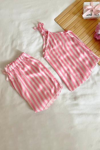 Lamelif Saten Takım Desteksiz