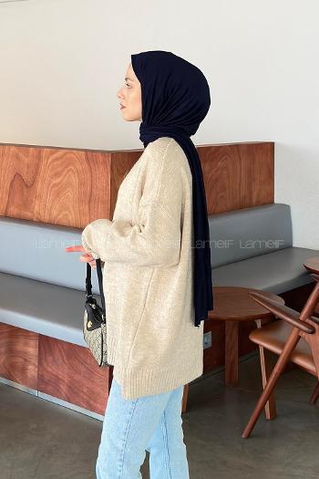 Lamelif Salaş Dokulu Kazak Bej