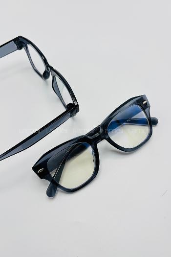 Lamelif İnes Füme Çerçeve Şeffaf İmaj Gözlük