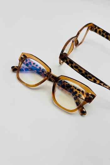 Brown With Milk Glasses