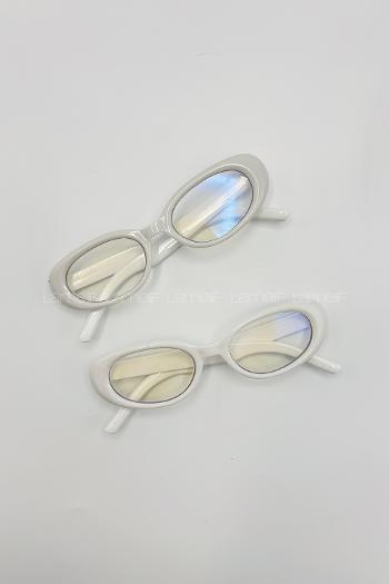 Lamelif July Beyaz Çerçeve Şeffaf İmaj Gözlük