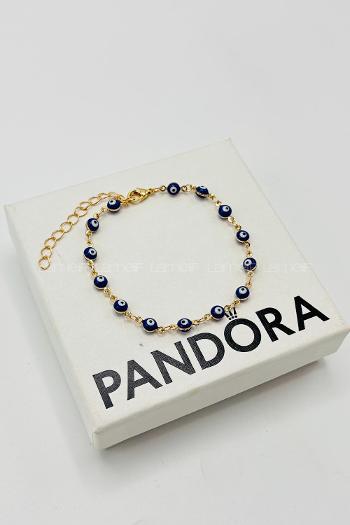 Navy Blue-1 Without Accessories Gold Straight Wristband