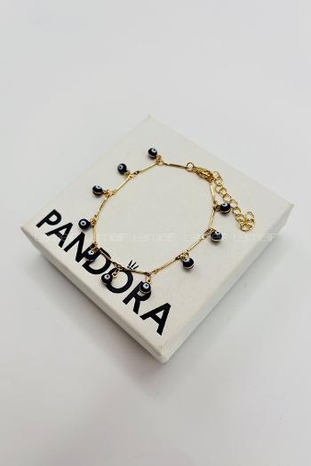 Navy Blue Without Accessories Gold Straight Wristband