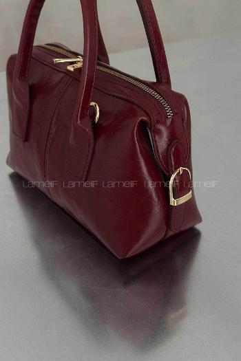 Claret Red Without Accessories Skin Hand Bag Arm Bag Bag