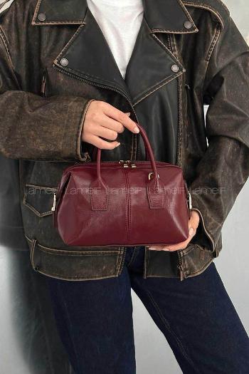 Claret Red Without Accessories Skin Hand Bag Arm Bag Bag