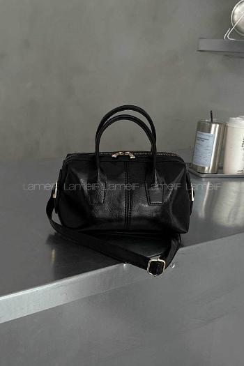 Black Without Accessories Skin Hand Bag Arm Bag Bag