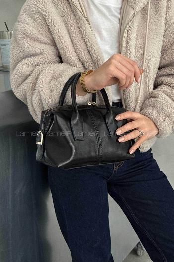 Black Without Accessories Skin Hand Bag Arm Bag Bag