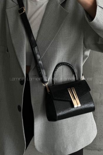 Black Without Accessories Skin Hand Bag Arm Bag Bag