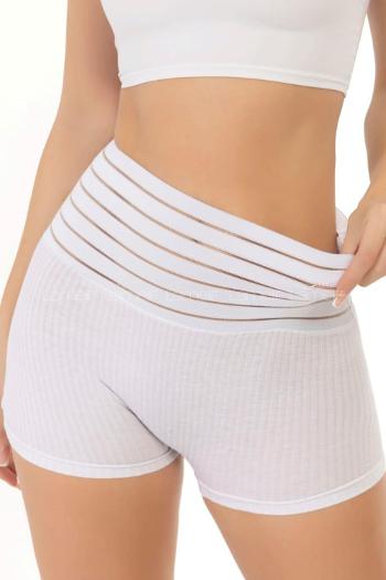 White Combed Fabric Scanties