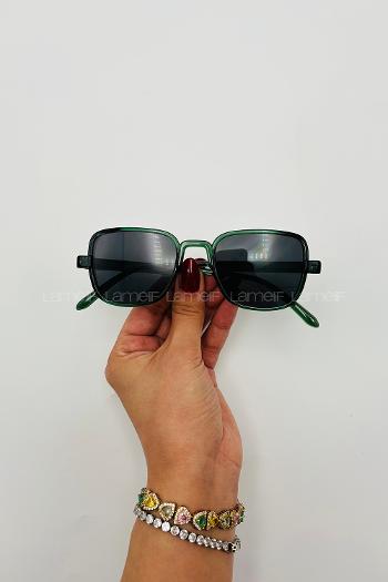 Dark Green Glasses
