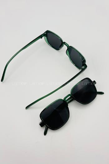 Dark Green Glasses