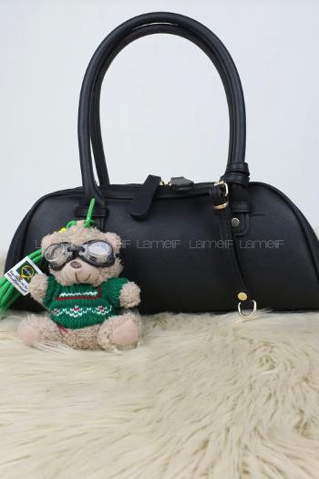 Lamelif Gözlüklü Teddy Ayıcık Çanta Charmı