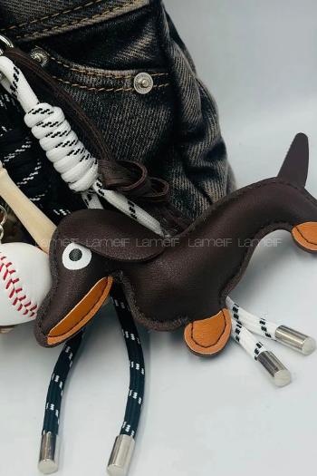 Lamelif Hermes Köpek Çanta Charmı