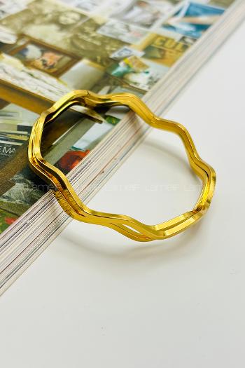 Gold-2 Without Accessories Gold Wristband