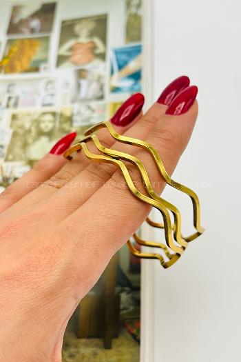 Gold-2 Without Accessories Gold Wristband