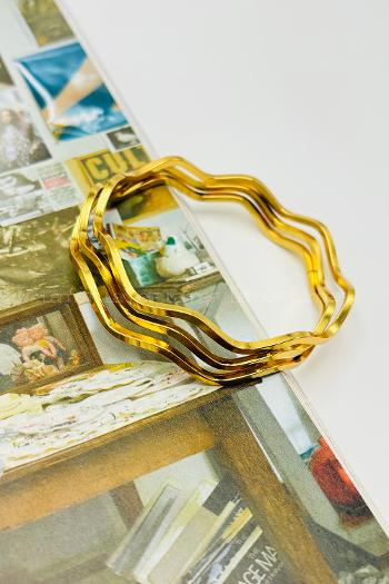 Gold-2 Without Accessories Gold Wristband