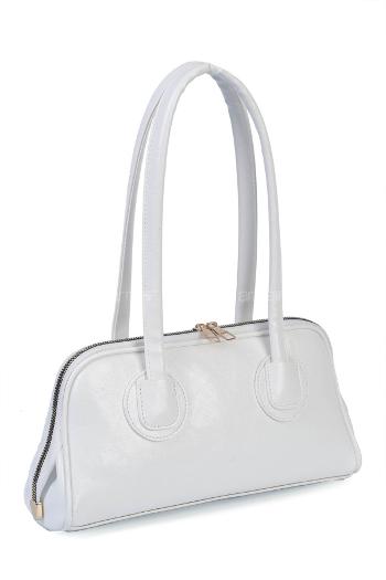 White With Suspenders Skin Hand Bag Bag