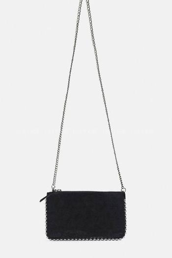 Black Without Accessories Rope Hand Bag Bag