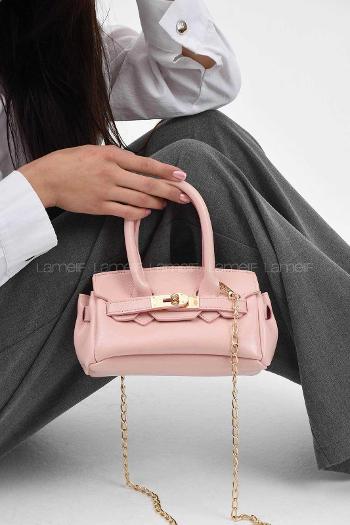 Pink Without Accessories Skin Hand Bag Arm Bag Bag