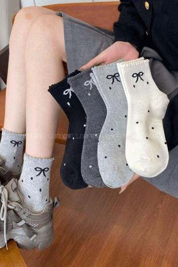 Lamelif 4lü Fiyonk Kolej Çorap