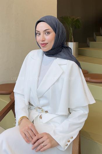 Lamelif Bambu Eşarp Antrasit