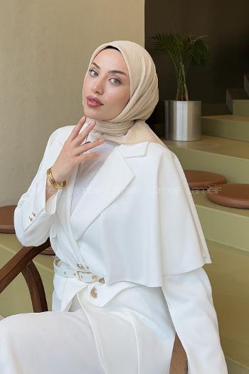 Lamelif Bambu Eşarp Bej