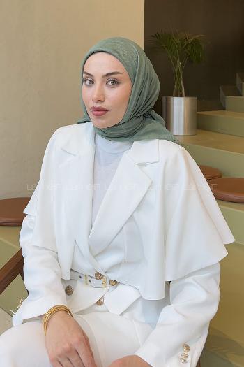 Lamelif Bambu Eşarp Çağla Yeşili