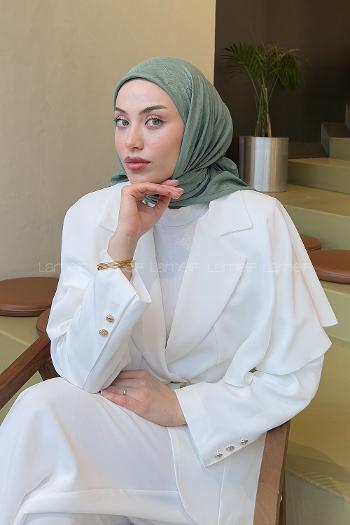 Lamelif Bambu Eşarp Çağla Yeşili