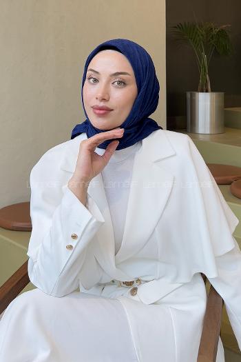 Lamelif Bambu Eşarp Gece Mavisi