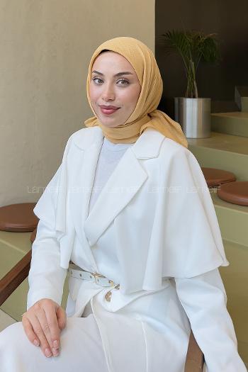 Lamelif Bambu Eşarp Hardal Sarısı