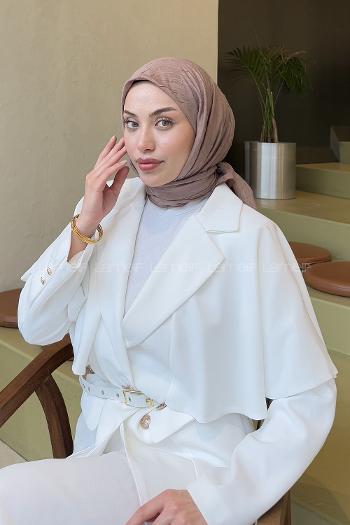 Lamelif Bambu Eşarp Toprak