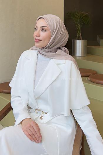 Lamelif Bambu Eşarp Vizon