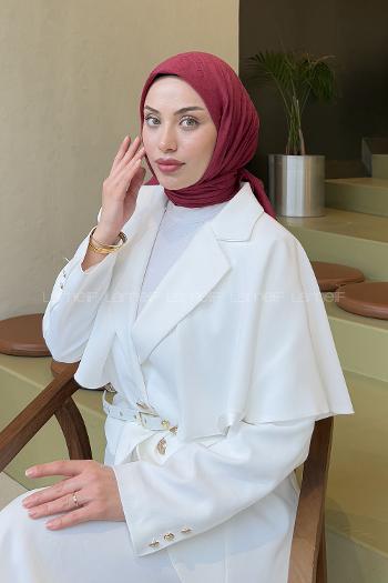 Modalamelif Bambu Eşarp Vişne