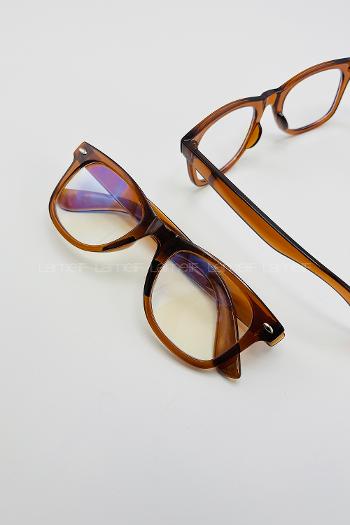 Lamelif RayBan Kahverengi Çerçeve Güneş Gözlüğü