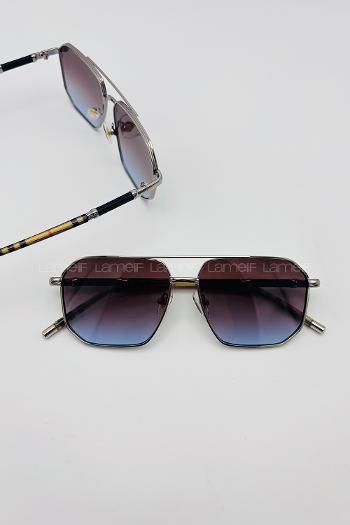 Lamelif Burberry İmzalı Luxery Blok Renk Güneş Gözlüğü