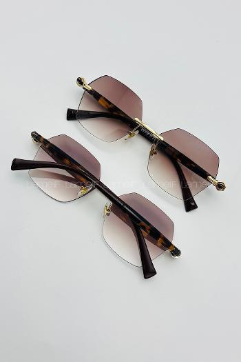 Lamelif Rita Luxery Soft Kahve Güneş Gözlüğü