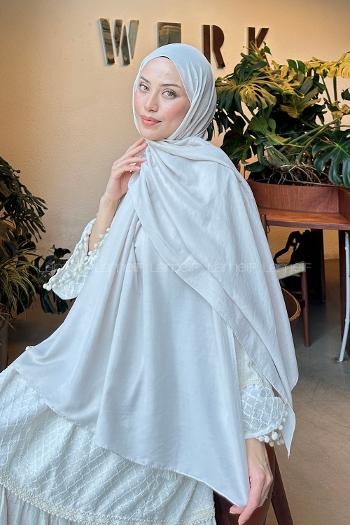 Stone Cotton Cotton Fabric Straight Shawl