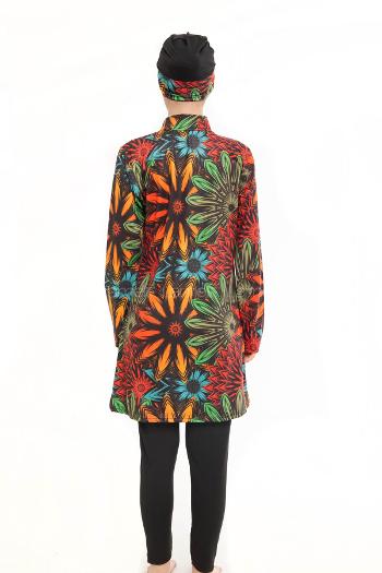 Lamelif Haşama Tesettür Mayo Hijap Renkli