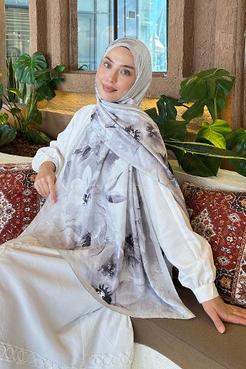 Mink Cotton Fabric Flowering Printed Shawl