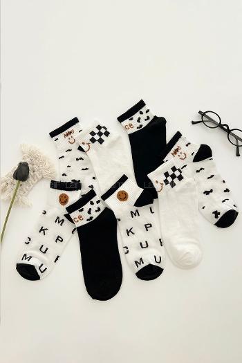 Lamelif 4lü Yarım Konç Çorap