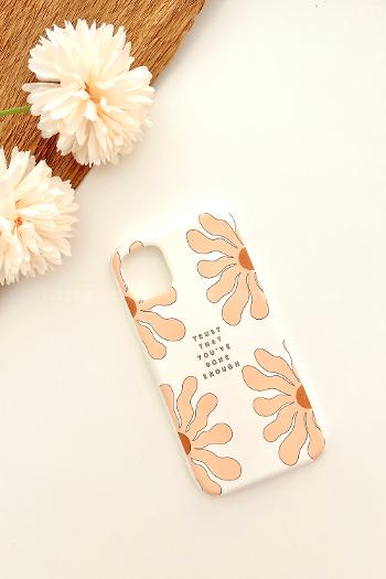 White Printed Iphone 11 Phone Case