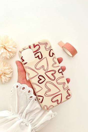 Lamelif  ıPhone 11 Kalp Telefon Kılıfı