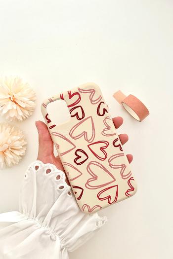 Lamelif  ıPhone 11 Kalp Telefon Kılıfı